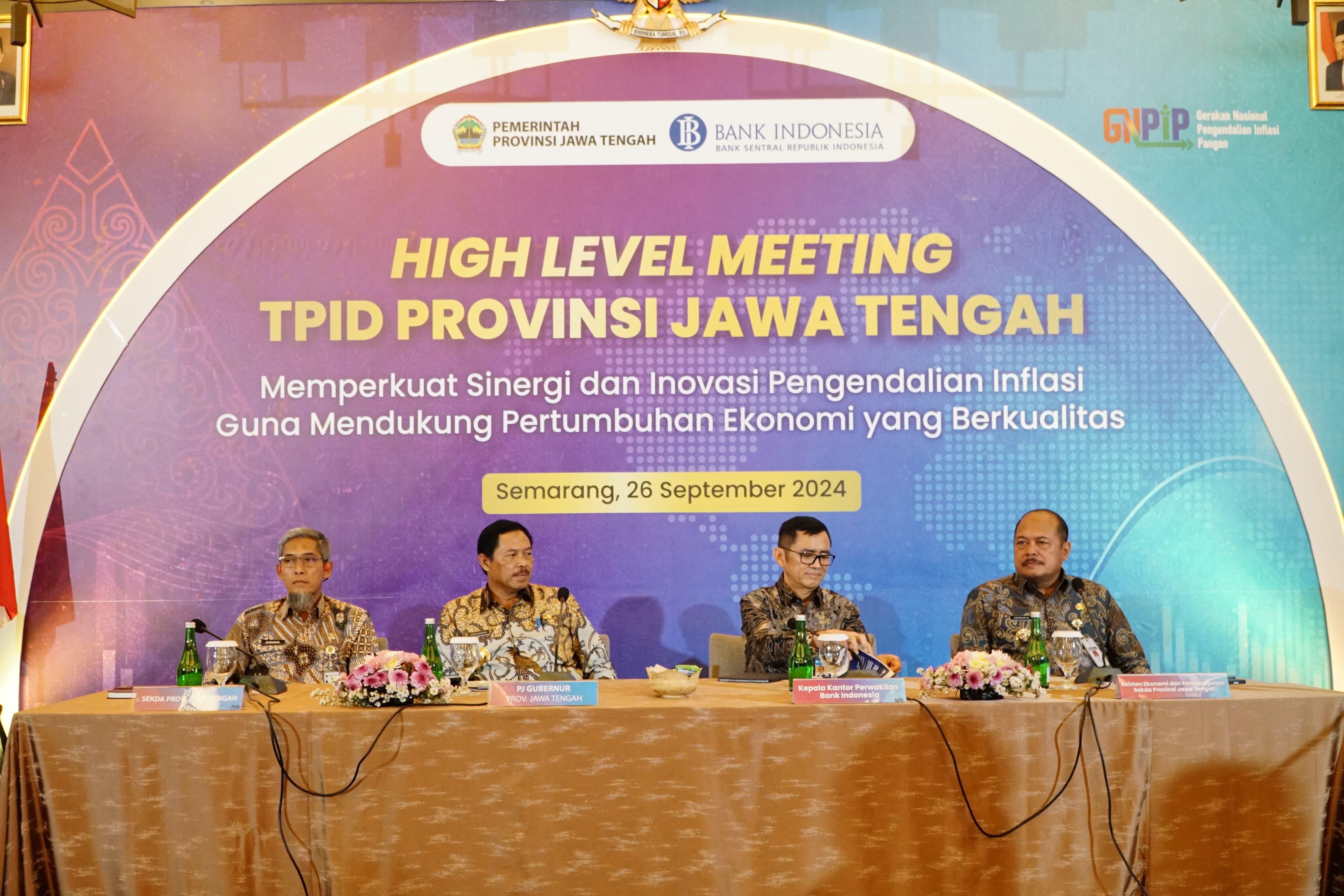 Jadi Moderator High Level Meeting TPID Provinsi Jateng, Pj Bupati Pati: Pengendalian Inflasi dan Ketahanan Pangan Jadi Fokus Utama